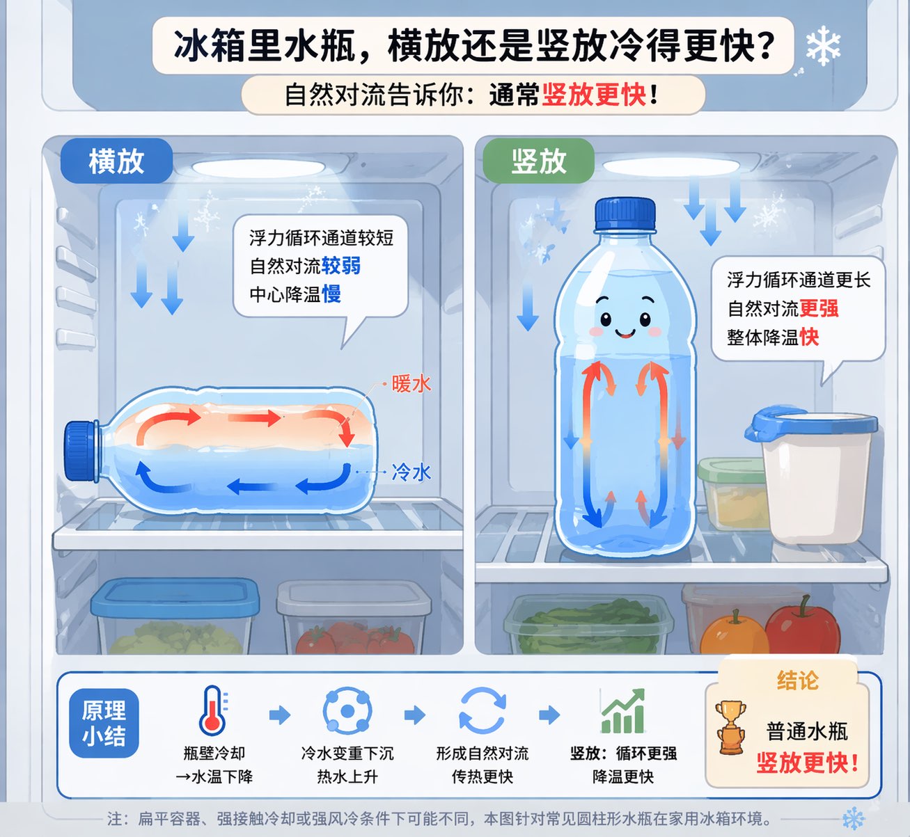 图 1 横着放还是竖着放对自然对流有利？